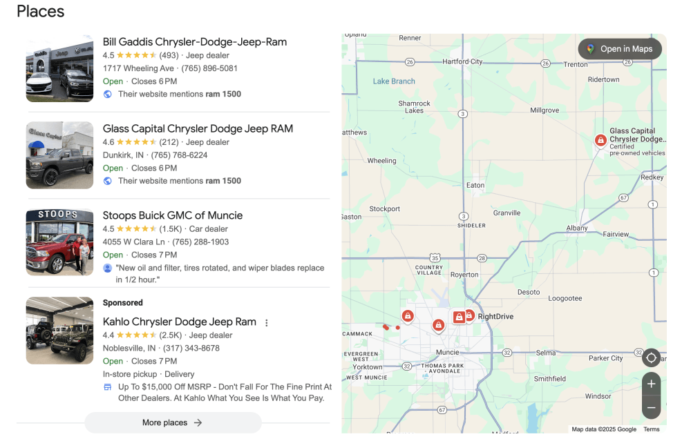 Google Ads Location Assets: A Powerful Tool for Marketers with a Local or Retail Footprint 10 map pack ad 1