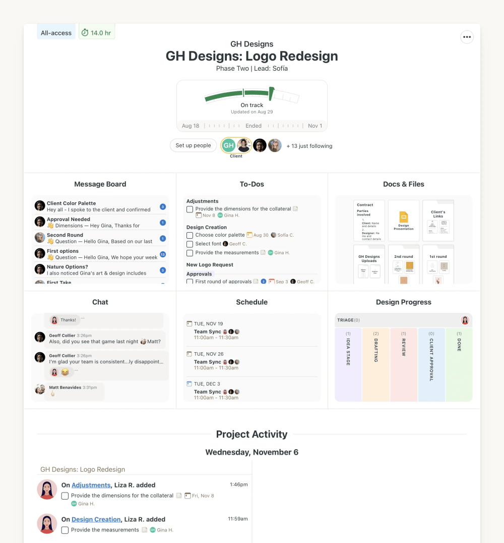 Basecamp Screenshot