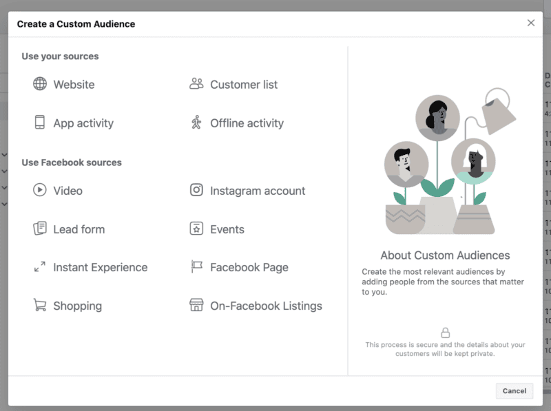 5 Rookie Facebook Ad Mistakes To Avoid 27 Facebook Custom Audiences