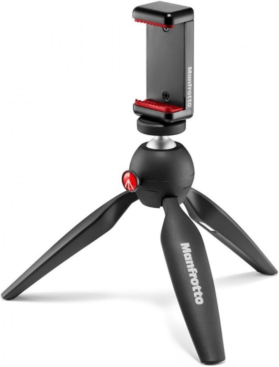 Manfrotto PIXI Mini Tripod with Universal Smartphone Clamp
