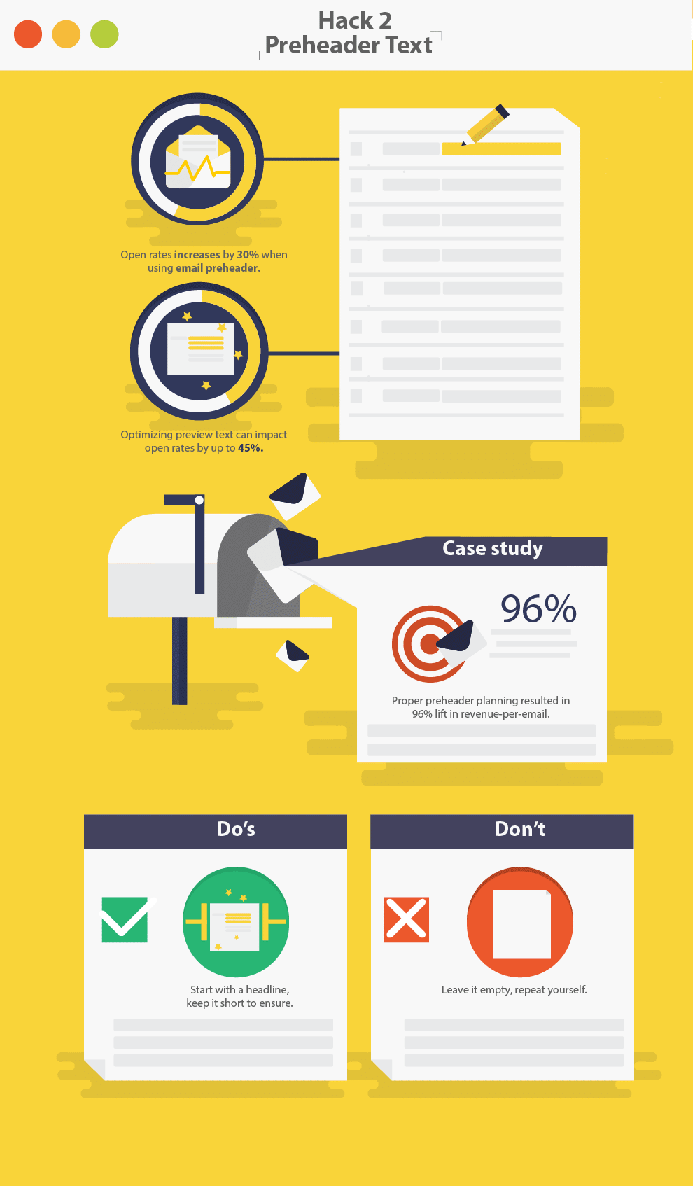 A Guide To Optimize Your Email Open, Click-Through, and Conversion Rates 72 Email Preheader Text Optimization
