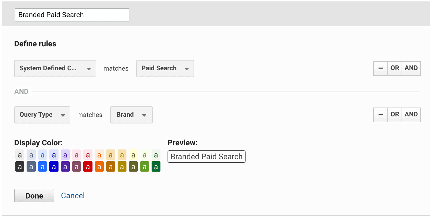 Brand Paid Channel Definition