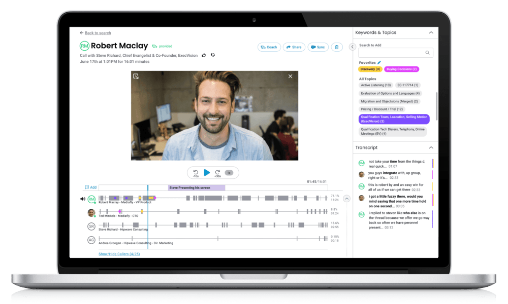 Mediafly Revenue360: The Evolution of Sales Enablement Technology 21 Mediafly Coach360 for sales enablement