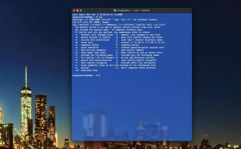 Customized Terminal Window with Background Opacity