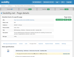 seobility page details