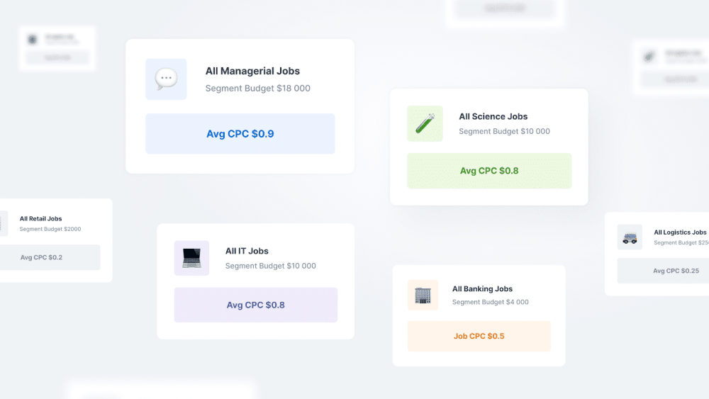 Jooble: Programmatic Job Advertising (PJA) and Price-Per-Job (PPJ) Marketing Automation 27 Job-level Control of Spend and Performance
