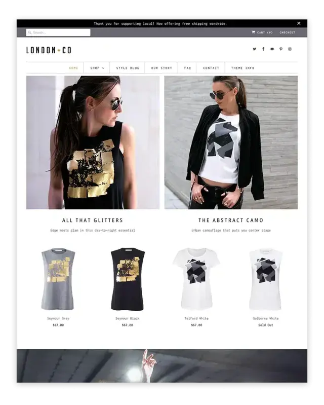 London Shopify Theme
