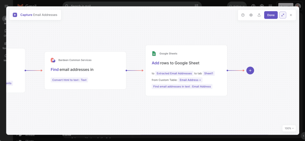 Bardeen: Harness AI to Build Scalable No-Code Workflows for Data Extraction and Outreach 14 Bardeen AI-Powered Automation to Extract Email Addresses to Google Sheets