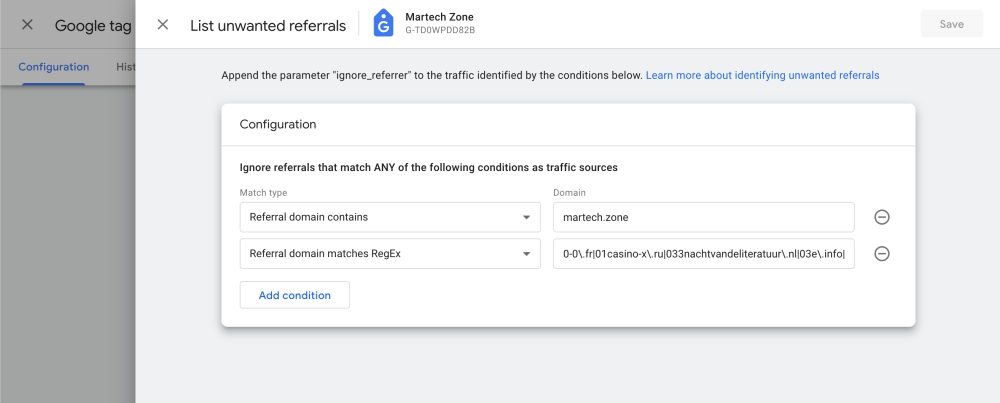 Referrer SPAM List: How to Exclude Referral Spam from Google Analytics 4 15 Referral Domain Matches RegEx