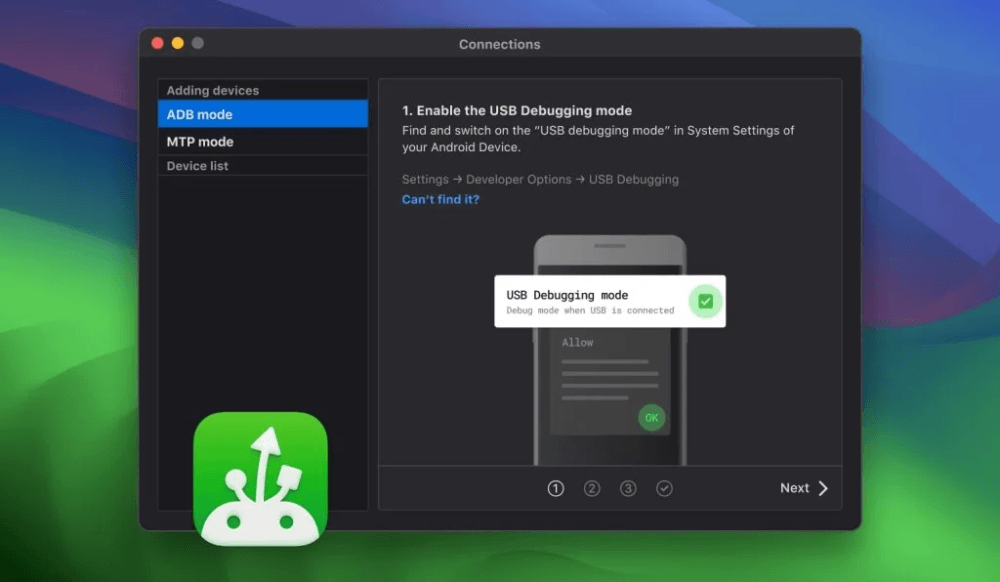 MacDroid: The Ultimate Solution for Seamless Android-Mac Connection 14 ADB or MTP File Transfer to MacOS from Android
