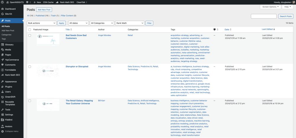 WordPress: Add Featured Image and a Sortable Last Edit Date To WordPress Admin 10 WordPress: Featured Image and Last Edit Column (Sortable)