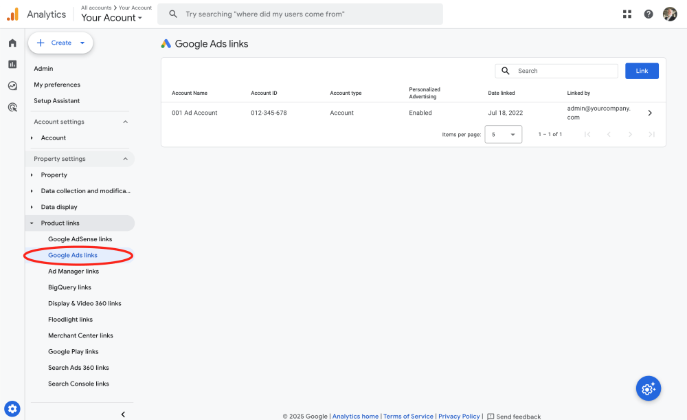 How to Increase PPC Advertising ROAS with Google Analytics 4 – Your 2025 Playbook 14 Link Your Google Ads Account to Google Analytics
