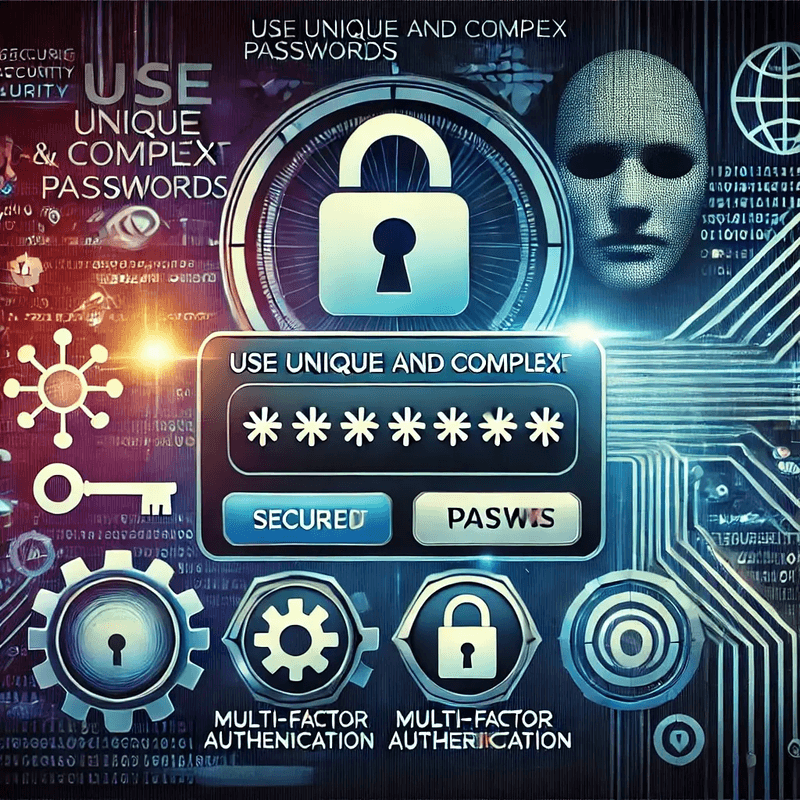 10 Essential Tips to Prevent Brute Force Attack on VPS 22 Unique and Complex Passwords