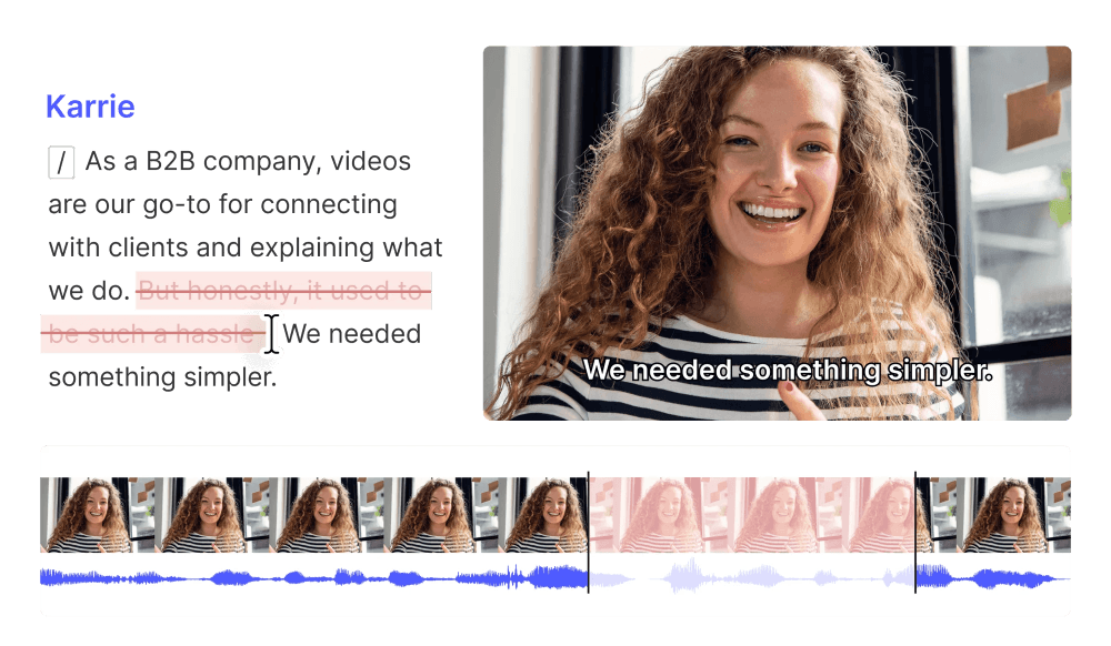 Descript: Edit Video or Podcasts with Text