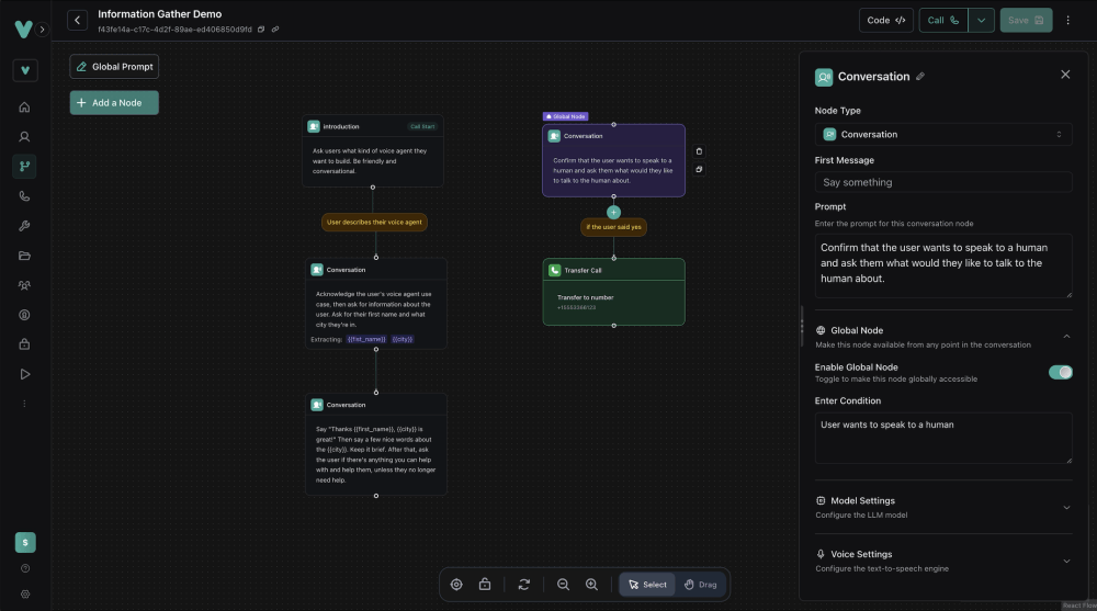 Vapi: Integrate, Scale, and Deploy Complex Voice Agents Without Complexity 14 Vapi: Voice AI Agent Workflows