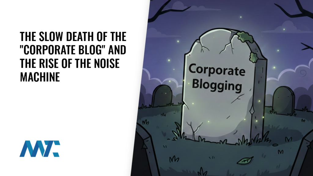 The Slow Death of the "Corporate Blog" and the Rise of the Noise Machine 5 Death of Corporate Blogging