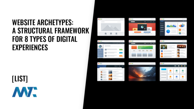 Website Archetypes: A Structural Framework for 8 Types of Digital Experiences