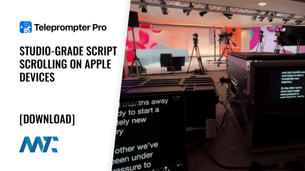 Teleprompter Pro for iOS, macOS, and Zoom