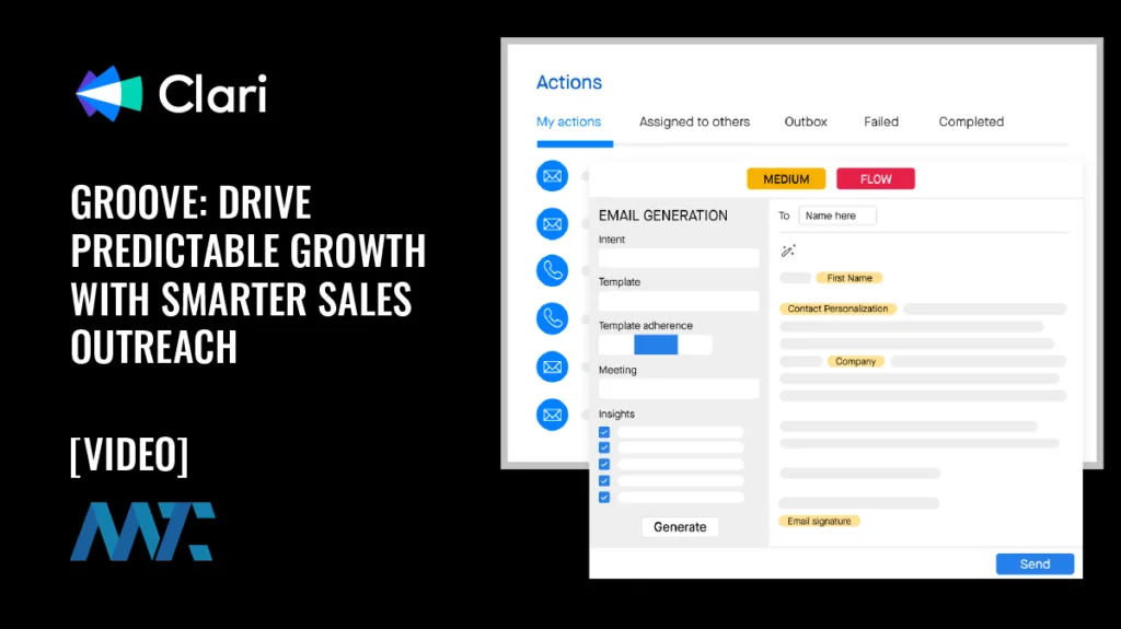 Clari Groove: Drive Predictable Growth with Smarter Sales Outreach