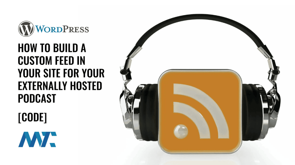 build custom podcast feed wordpress