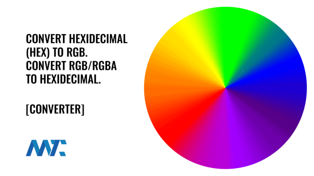 Convert Hex to RGB or Convert RGB / RGBA to Hexidecimal Colors
