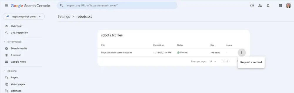 Resubmit Your Robots.txt File in Google Search Console