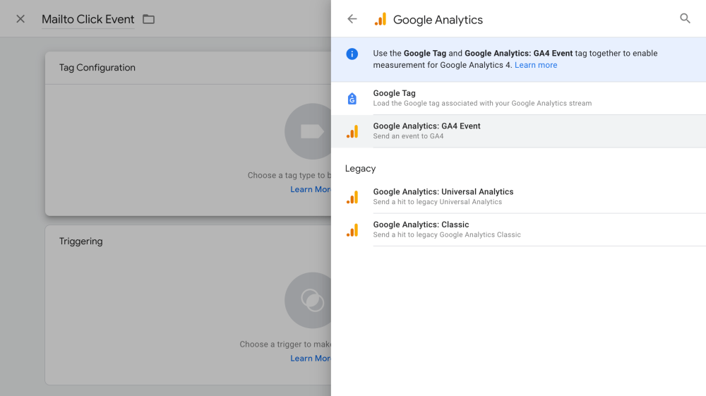 Google Tag Manager GA4 Event Trigger