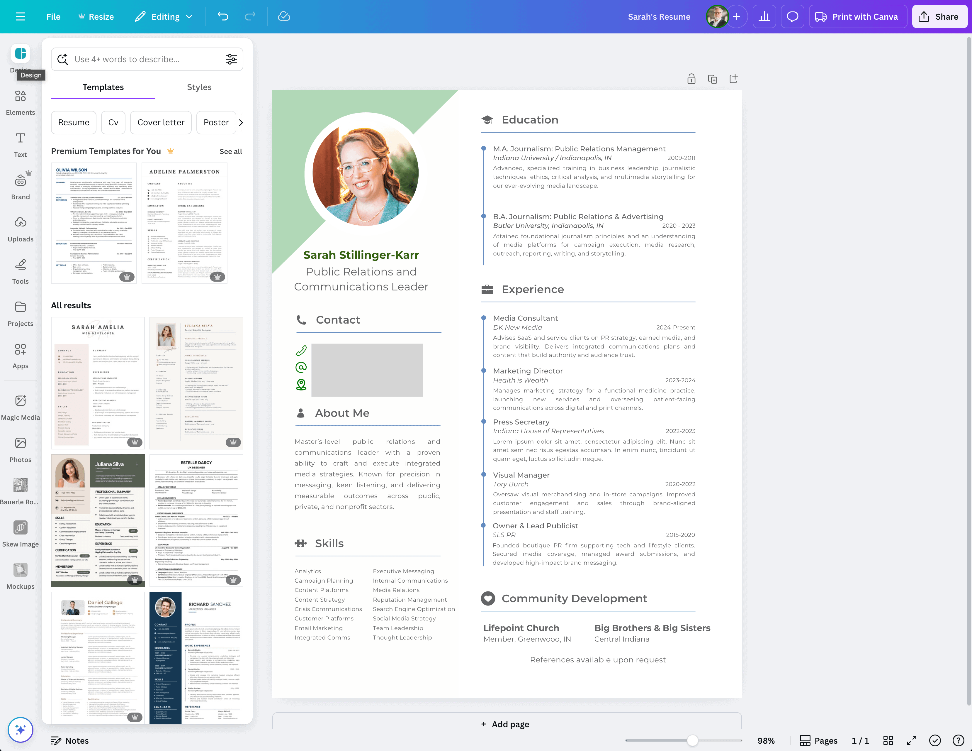 public-relations-resume