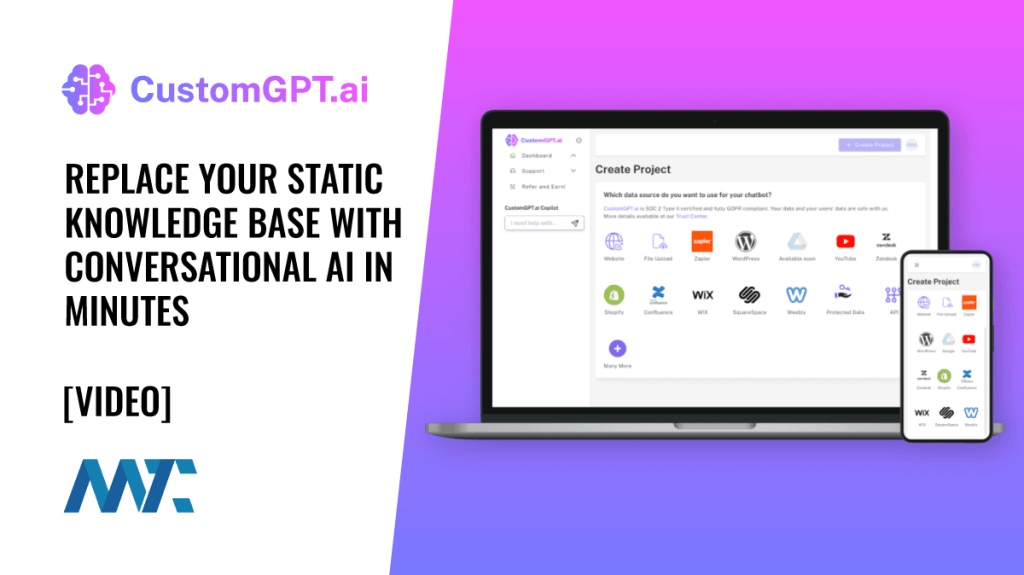 CustomGPT: Replace Your Static Knowledge Base with Conversational AI in Minutes 5 How to Build an AI-Powered Knowledge Base (KB) Chatbot
