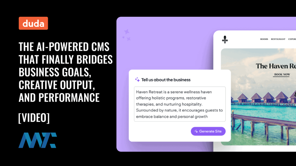 Duda: AI-Powered Content Management System