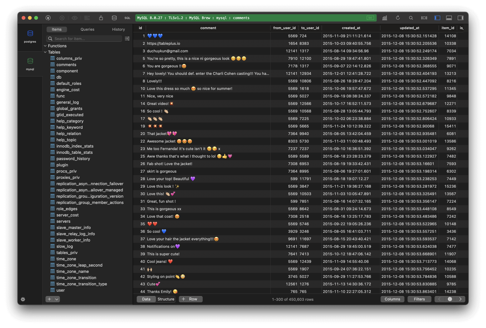 TablePlus: The Modern Way to Manage Databases with Speed and Style 14 TablePlus Dark Mode