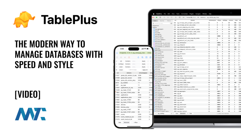 TablePlus: The Modern Way to Manage Databases with Speed and Style