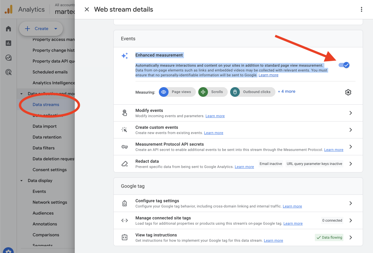 GA4 Enhanced Measurement
