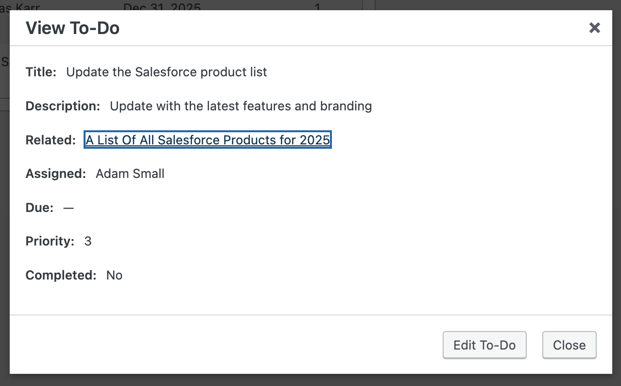 Посмотреть задачу в WordPress