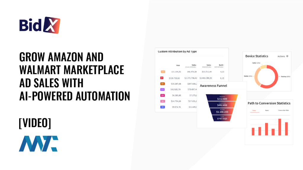 BidX: Grow Amazon and Walmart Marketplace Ad Sales With AI-Powered Automation