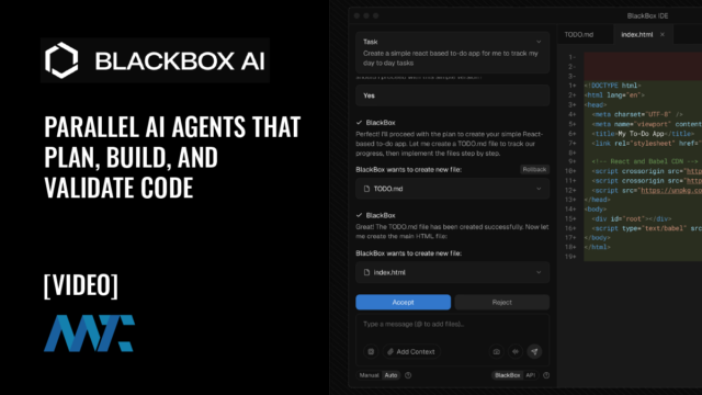 BLACKBOX AI: Parallel AI Agents That Plan, Build, and Validate Code