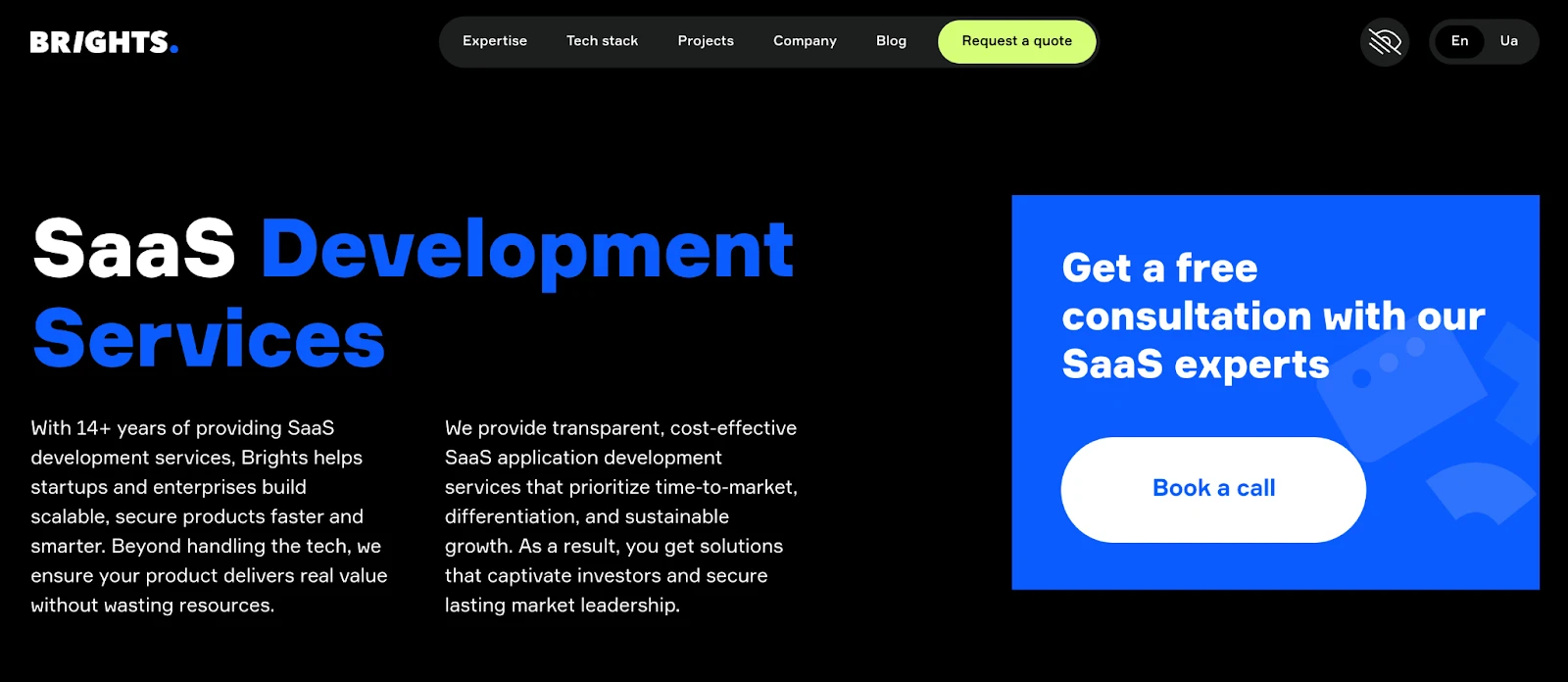 BRIGHTS SaaS Development Services