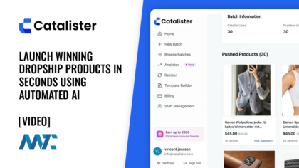 Catalister: Launch Winning Dropship Products in Seconds Using Automated AI