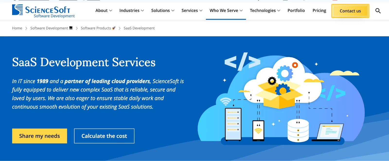 ScienceSoft SaaS Development Services
