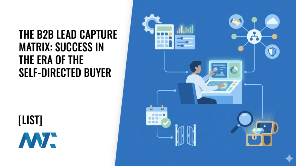 The B2B Lead Capture Matrix: Success in the Era of the Self-Directed Buyer