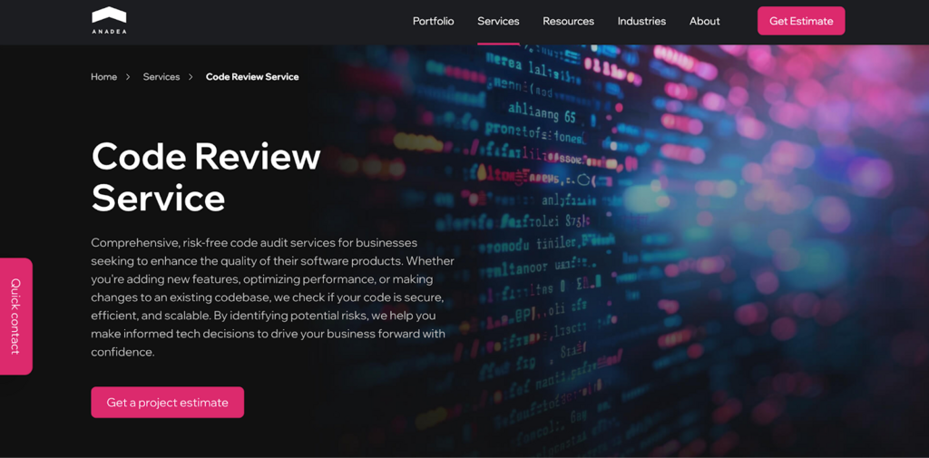 Anadea Code Review Service