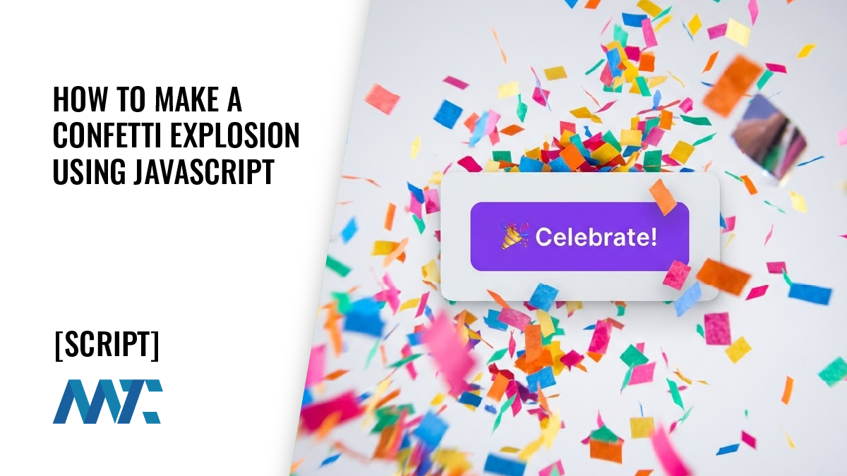 Как создать эффект взрыва конфетти с помощью JavaScript