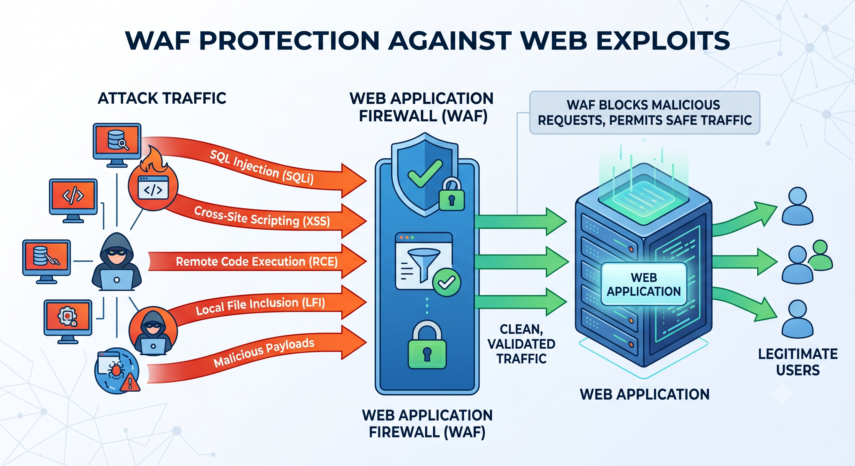 WAF Protection Against Web Exploits