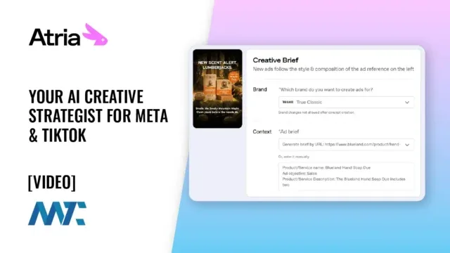 Atria: Your AI Creative Strategist for Meta & TikTok Ads